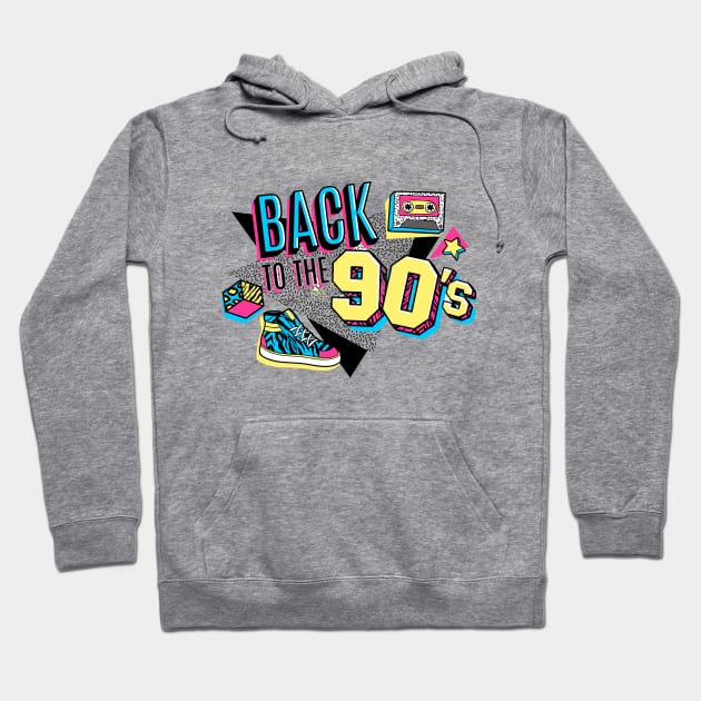 The 90's style label Tee Hoodie by CaptainMadjid